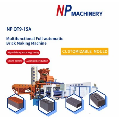 Machine de fabrication de briques en ciment