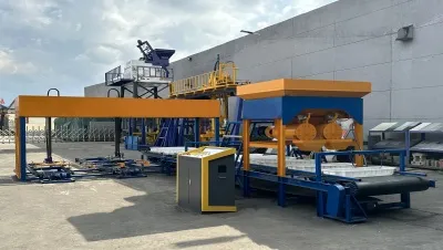 Équipement de préfabrication de béton